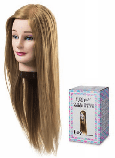 [46] CABEZA MANIQUI CABELLO SINTETICO 45-55CM CINDY